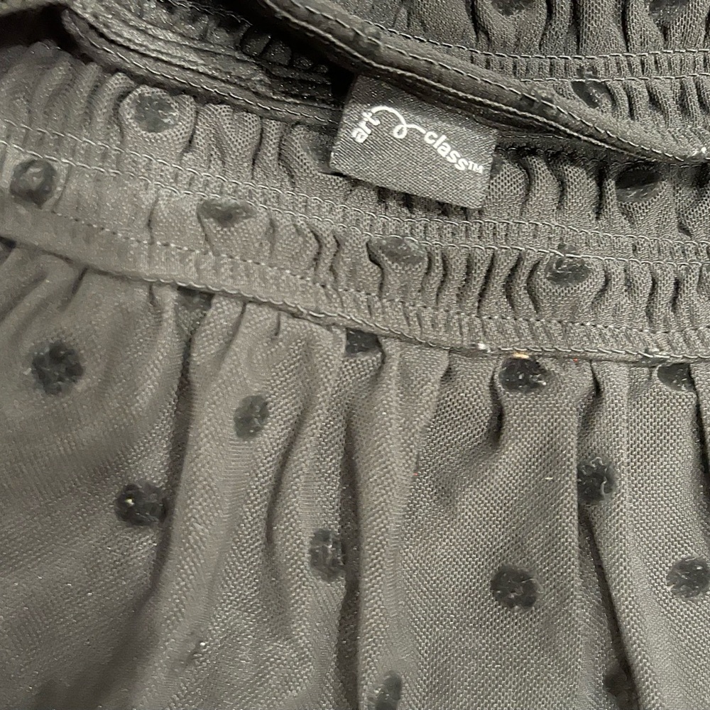 Art Class Black Polka Dot Kids Dress - Picture 3 of 11